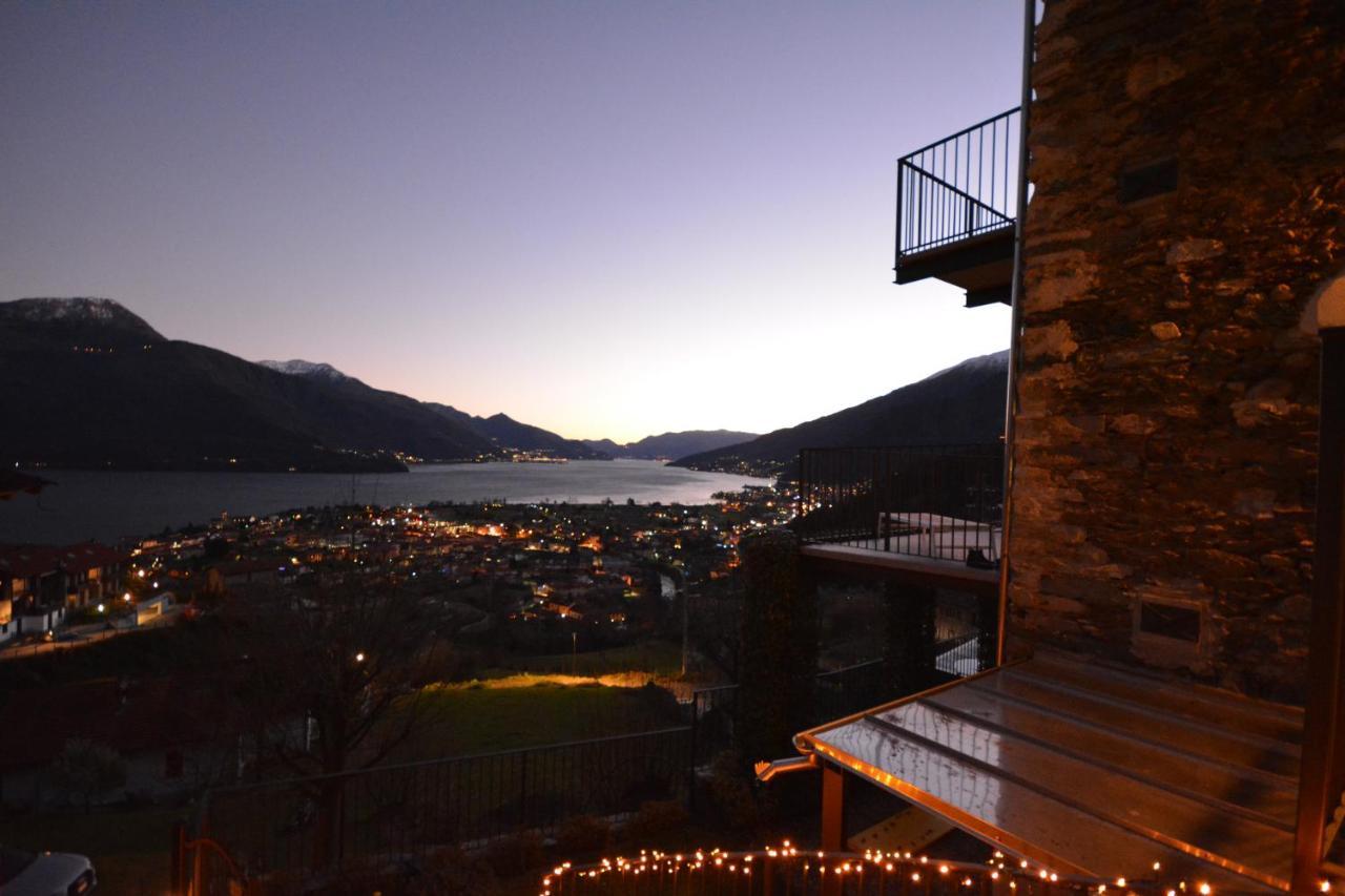 Casa Di Campagna Rosina Con Piscina E Vista Lago Gravedona Exterior photo