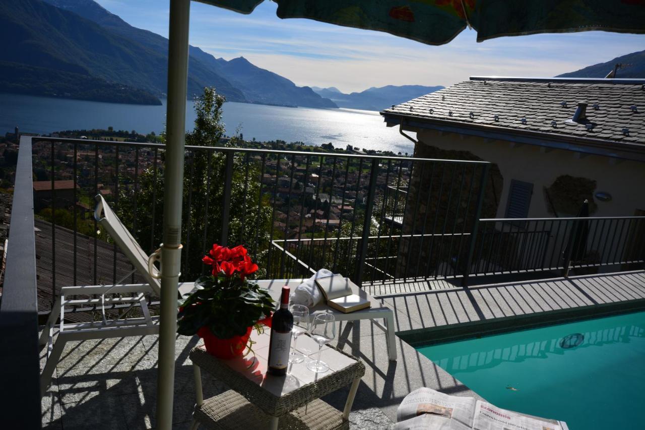 Casa Di Campagna Rosina Con Piscina E Vista Lago Gravedona Exterior photo
